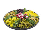 Thumbnail image #2 for TableCraft Products 123518BR Round Melamine Platter, 16 in., Brown Case of 4