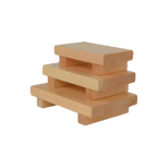 Thumbnail image #1 for Thunder Group WSPW003 Wood Geta Sushi Plate, 10-1/2" x 7" x 2-1/4" Case of 24