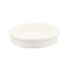 Thumbnail image #1 for CAC China Bakeware SF-R5 Round Fluted Ceramic Soufflé Dish, 8 oz., 5-1/4 in. Diameter Case of 3 Dozen