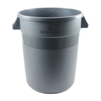 Thumbnail image #1 for Thunder Group PLTC020G 20-Gallon Round Gray Plastic Trash Can with Integrated Handles