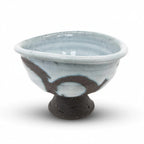 Thumbnail image #1 for Korin Inc BWS-366 Blue Footed China Bowl, 6 oz, 4.25 x 3.75 x 3.25 in