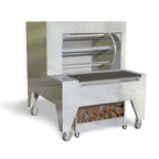 Thumbnail image #1 for Wood Stone Mt. Olympus WS-SFR-6 Solid-Fuel Rotisserie, 36–42 Chicken Capacity, Six 44-Inch Stainless Steel Spits, Ceramic Firebox