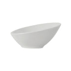 Thumbnail image #1 for Tuxton China Linx GLP-404 Slanted Porcelain Pasta Bowl, 10-1/2 oz, 7-inch Round 1 Dozen