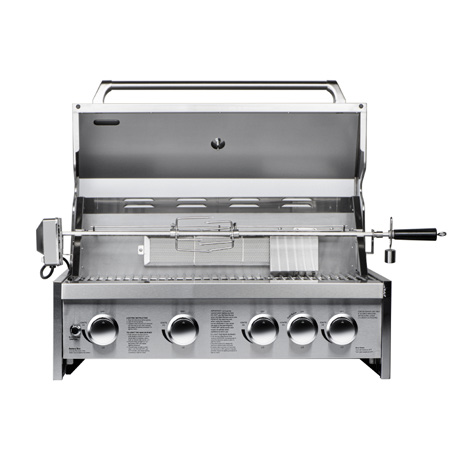 Product image #7 for KoolMore 30-Inch Built-In Liquid Propane Outdoor BBQ Grill with 5 Burners, Stainless Steel