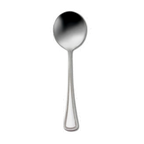 Thumbnail image #1 for 1880 Hospitality Needlepoint by Oneida® 2544SBLF Bouillon Spoon, 5-3/4", Beaded Border, 18/8 Stainless Steel Pack of 3 Dozen