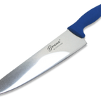 Thumbnail image #1 for Concasse MCCCHEF08A 8-Inch Steel Chef's Knife with Blue Plastic Handle Case of 60