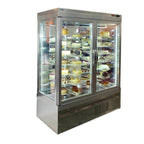 Thumbnail image #1 for GTI Designs Lexus Series - Classic CL262F Two-Section Glass Door Freezer Display Case, 59"W, 4 Glass Sides, Bottom-Mounted Self-Contained Refrigerat