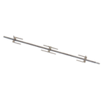 Thumbnail image #1 for Rotisol USA BP975 Traditional Chicken Spit with 1 Double and 2 Single Prongs