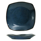 Thumbnail image #1 for Tuxton China Artisan GAN-503 Square Coupe Pasta Plate, 21 oz, 10-1/2 in, Ceramic, Night Sky 1 Dozen
