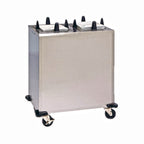Thumbnail image #1 for Lakeside Manufacturing EASY-GLIDE S5210 Mobile Unheated Dish Dispenser, 2 Self-Leveling Tubes, Square Plates 9-1/2"–10-1/4"