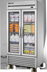 Thumbnail image #5 for True Two-Section Framed Glass Door Reach-In Refrigerator, Self-Contained, Bottom-Mounted
