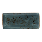 Thumbnail image #1 for Steelite International Steelite Performance, Craft Blue 11300552 Rectangular Ceramic Tray, Narrow Rim, Blue, 14.5" x 6.5"