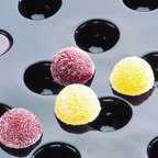 Thumbnail image #1 for Matfer Bourgeat Flexipan 336151 Half Sphere Silicone Baking Mold, 96 Compartments, 1/4 oz, 1 in Dia x 1/2 in H
