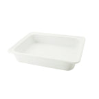 Thumbnail image #1 for CAC China BF BF-102 Porcelain GN 1/2 Rectangular Food Pan, 2-1/2" Deep Case of 6