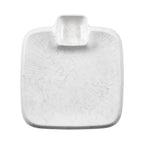 Thumbnail image #2 for G.E.T. Hermosa - EGS B428090-GYM Melamine Chip & Dip Plate, 2 Compartments, Gray Marble, 9 x 8 x 1 in Case of 6