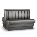 Thumbnail image #1 for JustChair Manufacturing JBD-UCH-36-GR3 Double Restaurant Booth, 36"H, Upholstered Vertical-Channel Back with Lumbar Support