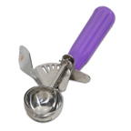 Thumbnail image #1 for JB Prince Hamilton Beach U685 40 #40 Thumb Press Disher, 1 oz, Stainless Steel, Orchid Handle