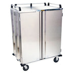 Thumbnail image #1 for Lakeside Manufacturing ST2DPT1T18 Stainless Steel Pass-Through Tray Delivery Cart, Non-Insulated, Double Compartment, 18-Tray Capacity