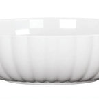 Thumbnail image #1 for Cal-Mil 22470-8-15 Melamine Bowl, 46 oz, 8-1/4" Diameter, Scalloped, White Case of 6
