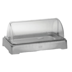 Thumbnail image #1 for TableCraft Products CW40169 Full-Size 6-Qt Cold Server with Stainless Steel Base, Polycarbonate Dome Lid and Cold Pack