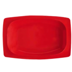 Thumbnail image #1 for G.E.T. GET OP-118-RSP . . Red Oval Melamine Platter, 12-1/4" x 8" 1 Dozen