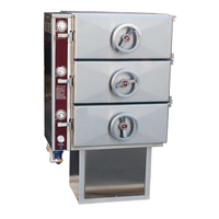 Southbend Steam DCP-3S Direct Steam Pressure Steamer, 3-Compartment Pedestal Mount