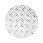 Thumbnail image #1 for Kadra Kitchenware Souelle SD-36328P Glass Dinner Plate, 11-Inch, Clear, Basketweave