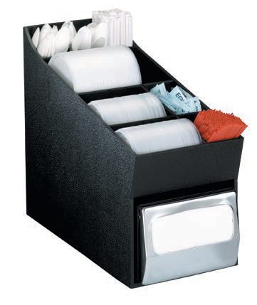 Product image #5 for Dispense-Rite Countertop Lid, Straw, Condiment & Napkin Organizer