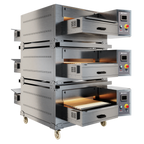 Thumbnail image #1 for Fiero (Formerly Forza Forni) Italforni TSB-E-3 Triple-Deck Electric Ventless Conveyor Pizza Oven with 23-1/4" Refractory Stone Belt
