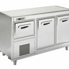 Thumbnail image #1 for Oscartek REFRIGERATED COUNTERS RC500B 1-Door Stainless Steel Worktop Refrigerator, Remote Refrigeration, 19.68"W
