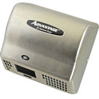 Thumbnail image #1 for AllPoints Foodservice Parts & Supplies 1811044 Automatic Surface-Mount Stainless Steel Hand Dryer, 120/240V, ADA