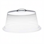 Thumbnail image #1 for Cal-Mil P313 Round Flat-Top Pie Cover, Clear Acrylic, 12" Diameter x 4" High Case of 6