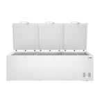 Thumbnail image #2 for Koolmore KM-SCF-50C Commercial Chest Freezer, 50 cu. ft., 3 Solid Hinged Doors, White, Freestanding