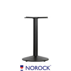 Thumbnail image #1 for Oak Street Norock B21DISCNR-STD Self-Stabilizing Steel Table Base, 21" Diameter, Dining Height, Black