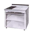 Thumbnail image #1 for Montague Company Legend 36-10G 36" Commercial Gas Range, 2 Open Burners, 2 Hot Tops, Cabinet Base