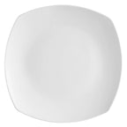 Thumbnail image #1 for CAC China Cop COP-SQ6 Porcelain Square Coupe Plate, 6-1/4 Inch, Super White Case of 3 Dozen