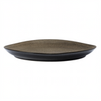 Thumbnail image #1 for 1880 Hospitality Rustic by Oneida® L6753059157P Round Porcelain Plate, 11-1/4", Two-Tone Chestnut Glaze 1 Dozen