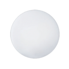 Thumbnail image #1 for Thunder Group PLRCB001 Round Polyethylene Cutting Board, 14" Diameter x 1" Thick, White, Non-Skid Case of 10
