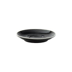 Thumbnail image #1 for Steelite International Utopia, Barista UCT8115 Round Porcelain Espresso Saucer, 5" Diameter, Black Case of 3 Dozen
