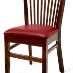 Thumbnail image #1 for ATSMFG ATS AT&S-627 MFG Flared Slat-Back Chair, Beech Wood Frame, Seat to Be Specified Case of 2