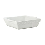 Thumbnail image #1 for Tuxton China DisplayTux EAP-401 Porcelain Square Casserole Dish, 3-1/4 qt., 12 x 10 x 3 in., With Handles, Without Cover Case of 2