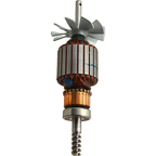 Thumbnail image #1 for AllPoints Foodservice Parts & Supplies 1631042 Mixer Armature with 2-1/2-Inch Fan Blade and Bearing, 240V