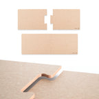 Thumbnail image #1 for Epicurean Cutting Surfaces, LLC 629-271201 Rectangular Composite Cutting Board, 27 x 12 x 3/8 in, 2 Interlocking Pieces