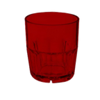 Thumbnail image #1 for G.E.T. GET 9909-1-R Plastic Rock Tumbler, 9 oz, Red, SAN Dozen Case of 6 Dozen