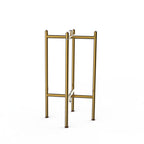 Thumbnail image #1 for Steelite Mogogo, Clix MGSCLXBR0201 36"H Counter-Height Stainless Steel Cross Table Base, Brushed Brass Finish