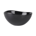 Thumbnail image #2 for G.E.T. Organic - EGS M65OV-B Melamine Almost Oval Bowl, 24 oz, Black, 6" x 3"H Case of 6