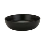 Thumbnail image #1 for Ten Strawberry Street Wazee Matte WM-6-BLK-2 Round Black China Serving Bowl, 48 oz, 9" Case of 8