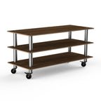Thumbnail image #1 for Steelite International Mogogo, Modular MGCMLX01WSXW 3-Tier Modular Serving Station, Laminated Wood, Casters, 71 x 29-1/2 x 35 in H