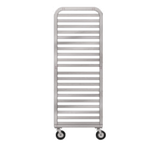 Thumbnail image #1 for New Age 93024 Mobile Aluminum Platter Rack, 20-Platter Capacity, 18 x 26-Inch Platters, 3-Inch Centers, End Loading