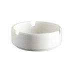Thumbnail image #1 for Tableware Solutions USA Plain White by Continental 51CCPWD110 4" Slotted White China Ashtray Case of 12